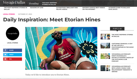 Etorian Hines, Dallas Podcast Host
