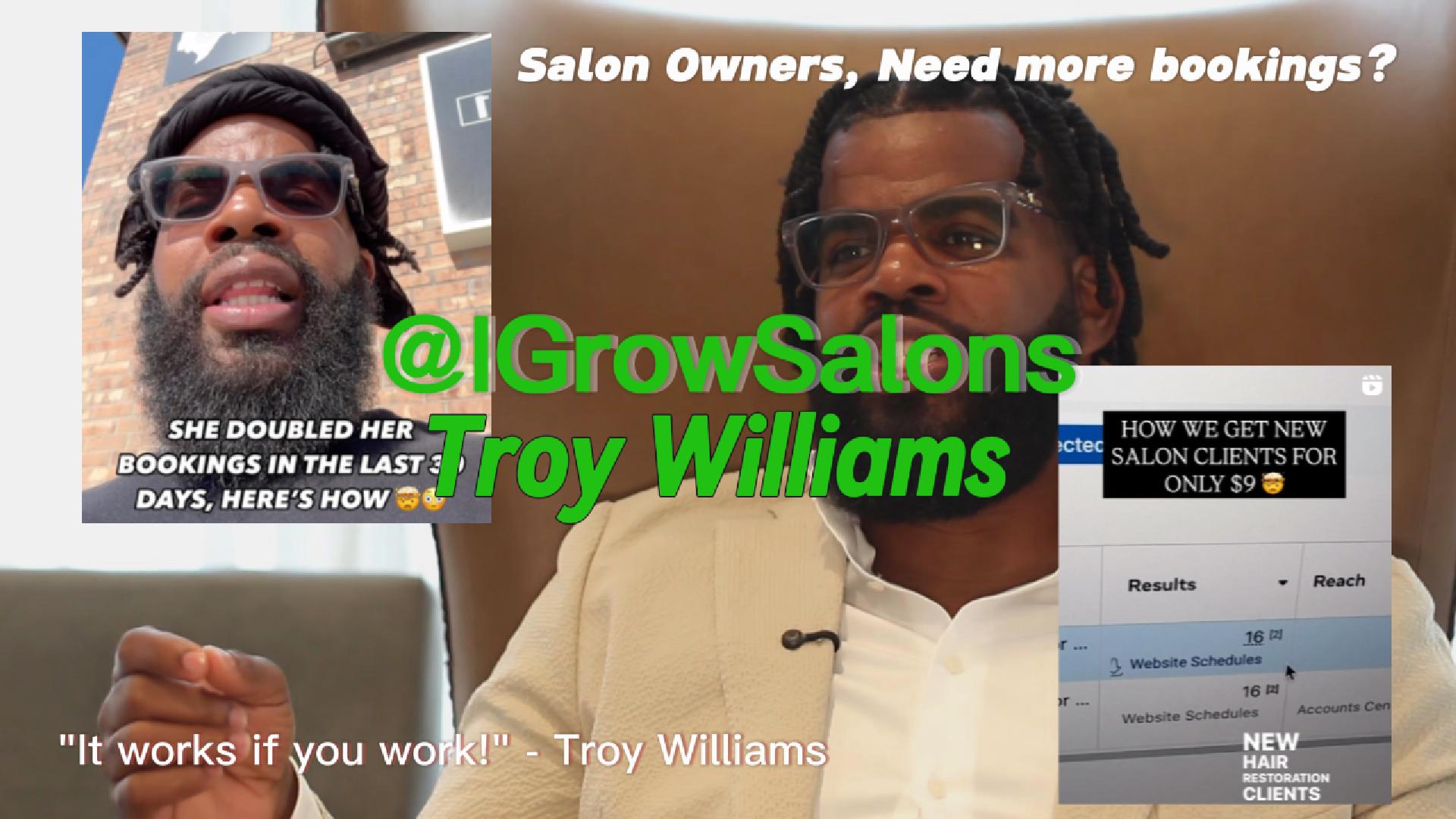 Load video: Still chasing no-shows and slow afternoons? 💸Growth strategist Troy Williams—founder of @IGrowSalons—shares the exact systems that push six-figure salons to 100 % capacity. We unpack his capacity audit, high-converting promos, and a 24-hour challenge you can run tomorrow.Stream the full conversation on The Distorted Cosmos Podcast and start turning downtime into profit.